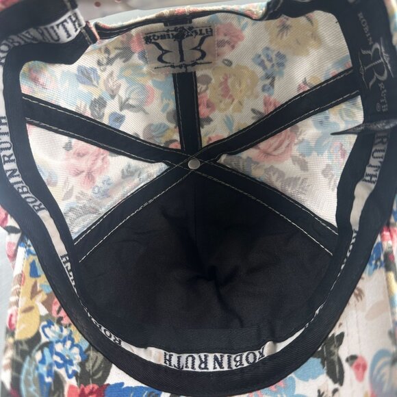 Robin Ruth North Carolina Cap Quilted Floral Adjustable Baseball Hat Sportswear - Picture 9 of 16